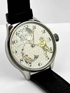 Orologio da polso cuore aperto fatto a mano movimento vintage quadrante... - Foto 1 di 20