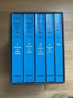 Complete Box Set of Dictionary Of The History of Ideas Volume 1-4 + Index - Image 1 of 4