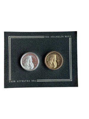 1980s (1988) Camelot King Arthur Backgammon Coin / Token Sealed Set of Two - Image 1 of 4