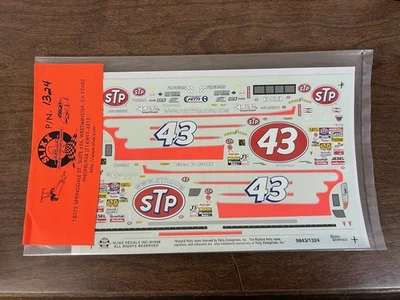 SLIXX 1324 NASCAR DECAL #43 STP Grand Prix Richard Petty 1/24 NOS - Image 1 of 3