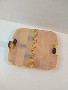 DEWALT Tough CASE BIT Hard Box Storage Small Parts Organizer Empty 7.5" X 4.5" - Picture 1 of 8