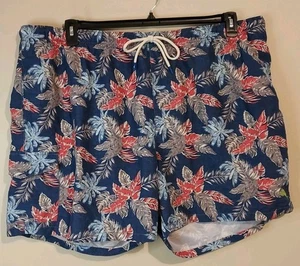 Tommy Bahama 3XLB Azul Floral Hawaiano Playa Natación Tabla Pantalones Cortos - Imagen 1 de 12
