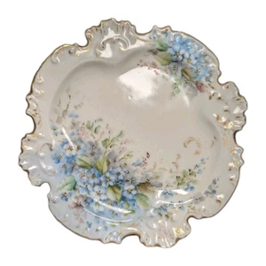Vanity Trinket porcellana vintage GDA France Limoges dipinto a mano floreale 5,75" - Foto 1 di 18