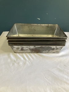 5 Vintage EKCO 10 1/4” No. 197 Baking Pan w/ Folded Ends Made In USA - Picture 1 of 9