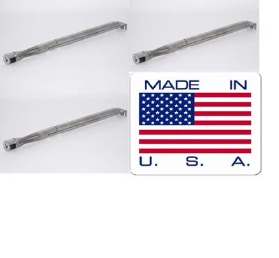 Charmglow Nexgrill Grill (3) Pack Stainless Burners 16.8" 720-0230 720-0036 New - Image 1 of 4