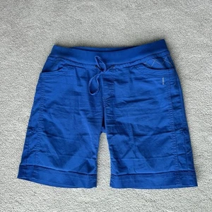 Prana Shorts Damen Gr. L blau relaxed gesteppt Umschlag - Bild 1 von 8