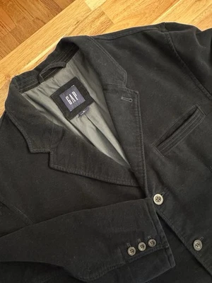 GAP Mens Unisex Suit Jacket Navy Blue Velvet XL Chest 48 in - Image 1 of 4