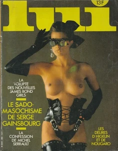 JAMES BOND 007 GIRLS - SERGE GAINSBOURG French Sexy Magazine Lui #260 1985 - Bild 1 von 9