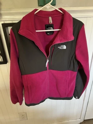 Vintage North Face Denali Fleece Jacket Sz Large Pink Gray - Image 1 of 4