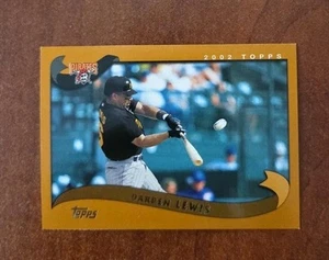 2002 Topps Traded and Rookies Darren Lewis Pittsburgh Pirates SP T42 - Foto 1 di 1