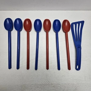 Mercer Culinary Hells Tools High-Heat Slotted Spatula & Mixing Spoons Lot Of 8 - Picture 1 of 6