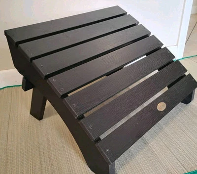 Highwood Adirondack Folding Ottoman Foldable footstool Versital Use - Image 1 of 4