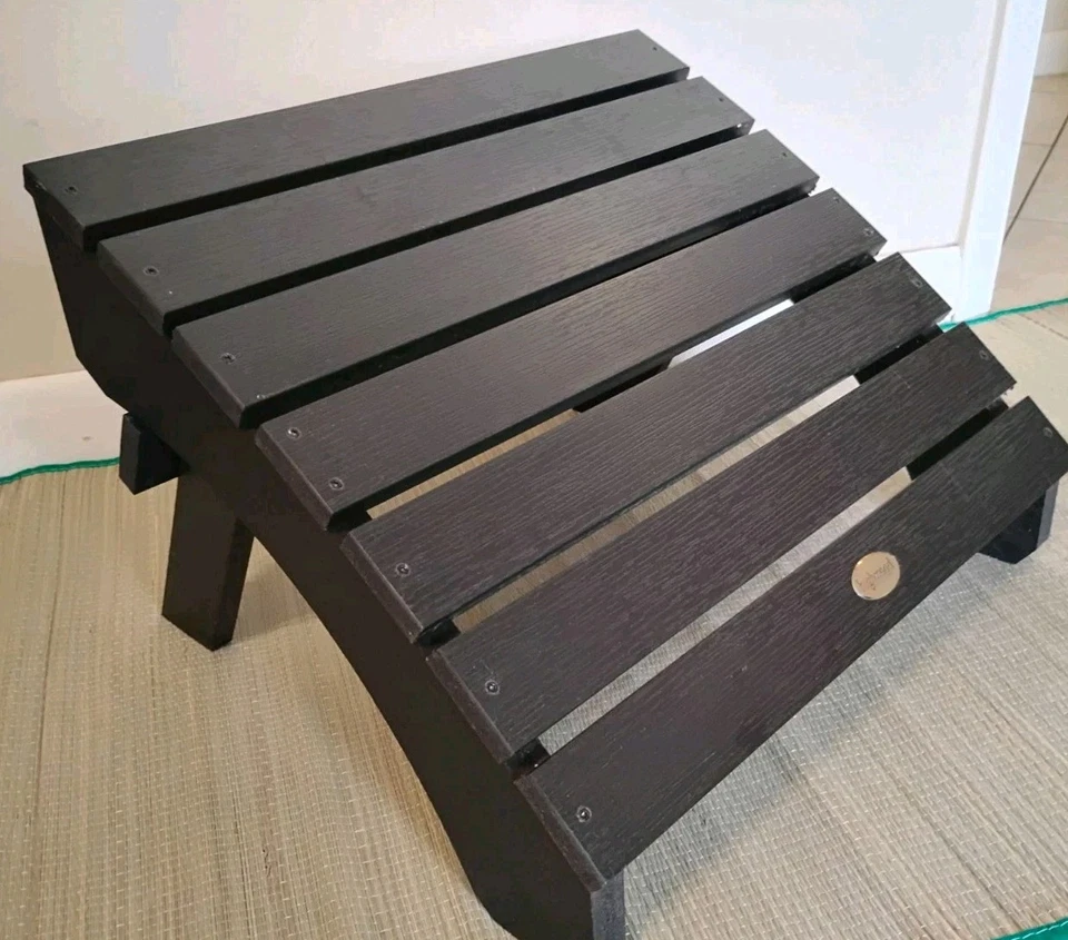 Highwood Adirondack Folding Ottoman Foldable footstool Versital Use - Image 1 of 4