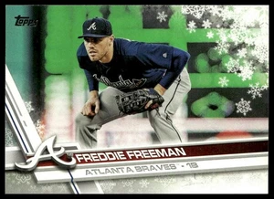 2017 Topps Holiday #HMW141 Freddie Freeman - Picture 1 of 2