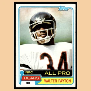 Walter Payton #400 1981 Topps Chicago Bears Football Karte NFL EX - Bild 1 von 4