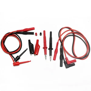 AIdetek Alligator Clips Cavo di Prova Elettronico 4 FLUKE Multimetro Tester TLP1070 - Foto 1 di 12