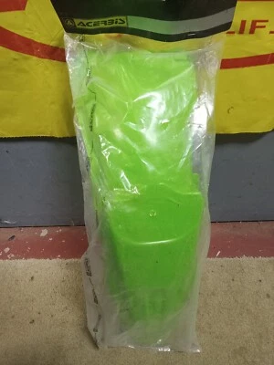 Acerbis Green Rear Fender Kawasaki KX250F KX450F 06 07 08 2006 2007 2008 Plastic Foto 1 de 3
