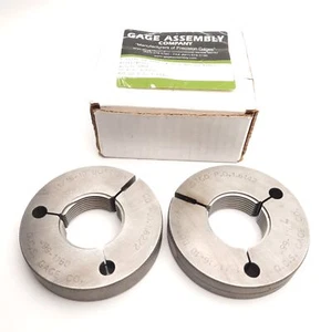 Assemblaggio Gage Co 1-11/16-10 BUTT-2A Anelli Go & No Go, GOPD 1.6222, NOGOPD 1.6142 - Foto 1 di 4