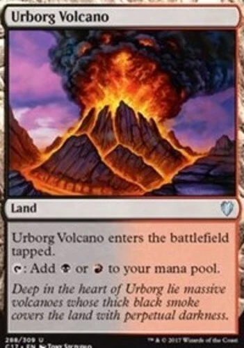Urborg Volcano ~ Near Mint Commander 2017 MTG Magic UltimateMTG Land Card - Image 1 of 1