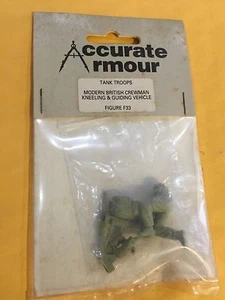 Estatuilla de resina arrodillada Accurate Armour 1/35th moderno del ejército británico - Imagen 1 de 1