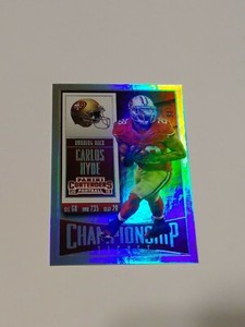 2015 Panini Contenders ** CHAMPIONSHIP TICKET ** #18 Carlos Hyde #D / 99