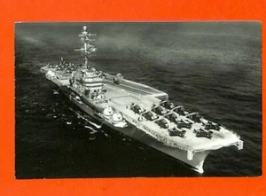 VUE AÉRIENNE / PORTE-AVIONS CLÉMENCEAU AVEC HÉLICOPTERES / PHOTO - Picture 1 of 2