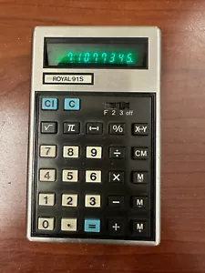 CALCOLATRICE ELETTRONICA VINTAGE ROYAL 91S - Foto 1 di 2