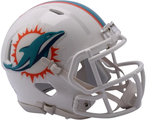Riddell Miami Dolphins Revolution Speed Mini Football Helmet Cover