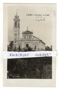 C007085 GAVIRATE CHIESA DI OLTRONA AL LAGO FOTOGRAFICA ANIMATA VG 1918 FP - Picture 1 of 2