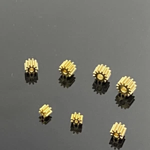 7/8/9/10/11/12 Teeth Metal Steel Brass Copper Gear Transimission Gear Toy Model - Picture 1 of 5
