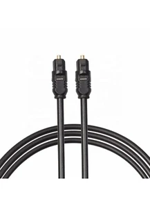 2M DIGITAL AUDIO FIBRE OPTIC OPTICAL TOSLink CABLE LEAD WIRE SOUND Bar SPDIF M/M - Picture 1 of 1