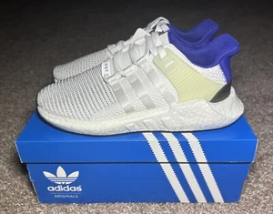 adidas Men’s Sneakers EQT Support 93/17 PK (BZ0592) WHITE ROYAL Size 8 NIB - Picture 1 of 16