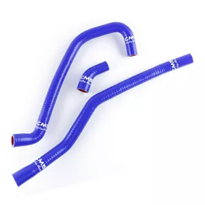 Blue Silicone Radiator Coolant Hose kit for 2006-2023 Yamaha Raptor 700 700R - Picture 1 of 12