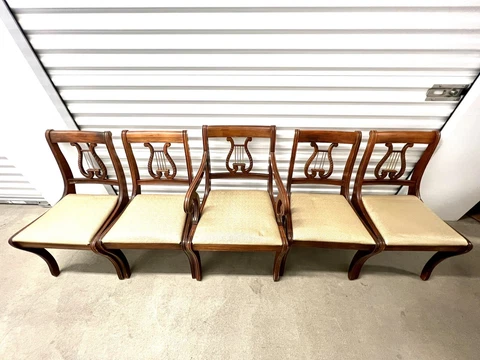 Harp Back Chairs - Set of 5 Cover