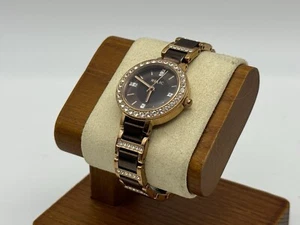 Relic by Fossil Kerri Stainless Steel Rose Gold Tone & Brown Ion Crystal Watch - Picture 1 of 5