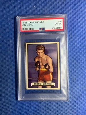 1951 Topps Ringside Boxing #26 Joe Miceli PSA 4 - Image 1 of 2