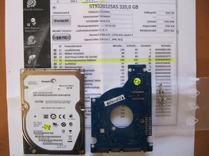Seagate ST9320325AS 320GB (21) Festplattencontroller von defekter 2,5"-HDD SATA - Bild 1 von 4
