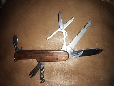 老式广告口袋刀奥斯汀威斯康星鹿 11 功能 — 第 1/4 张图片