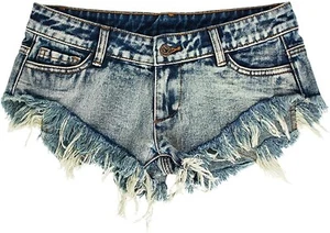 Super sexy Dessous Denim Booty/freche Shorts niedrige Taille - Größe M - Bild 1 von 2