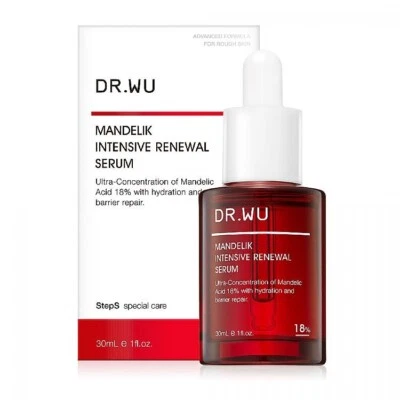 Dr. Wu 30ml Intensive Renewal Serum with Mandelic Acid 18% New From Taiwan - Image 1 of 4