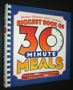 Better Homes and Gardens BIGGEST BOOK OF 30 MINUTE MEALS - Picture 1 of 4