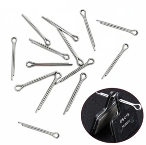 10 x BIKE DISC BRAKE PAD PINS RETAINING SPLIT COTTER PIN ROAD MTB BIKE SHIMANO - Picture 1 of 6