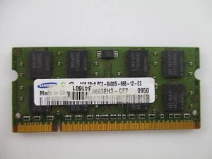 Ram Memory SO-DIMM 2 GB PC2-6400S SAMSUNG M470T5663EH3-CF7 Original #10 - Picture 1 of 2