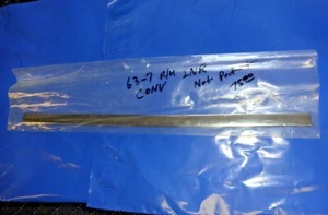 Original RH GM C2 Corvette Conv Vent Window Stainless Steel Trim Inner 63-67 - Picture 1 of 7