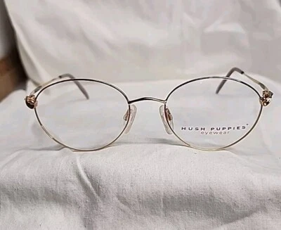 Hush Puppies Metal Eyeglass Frame HP 114 Gold 54/19/135 - Изображение 1 из 4