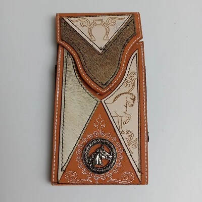  FUNDA DE CUERO OCCIDENTAL PARA TELÉFONO CELULAR, FUNDA VAQUERA DE CUERO VAQUERO RODEO FUNDA PARA TELÉFONO Foto 1 de 4