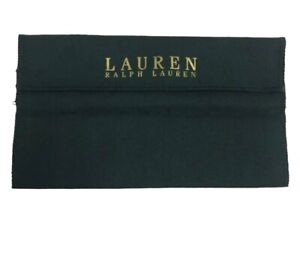RALPH LAUREN Dark Green Accessories Case / Dust Bag | Size 17.8 cm x  27.9cm
