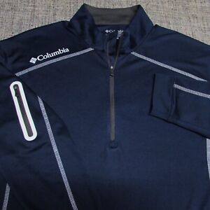 COLUMBIA POLY  1/4 ZIP GOLF PULLOVER-XL-LIGHTWEIGHT-EXCEPTIONAL SPOTLESS QUALITY