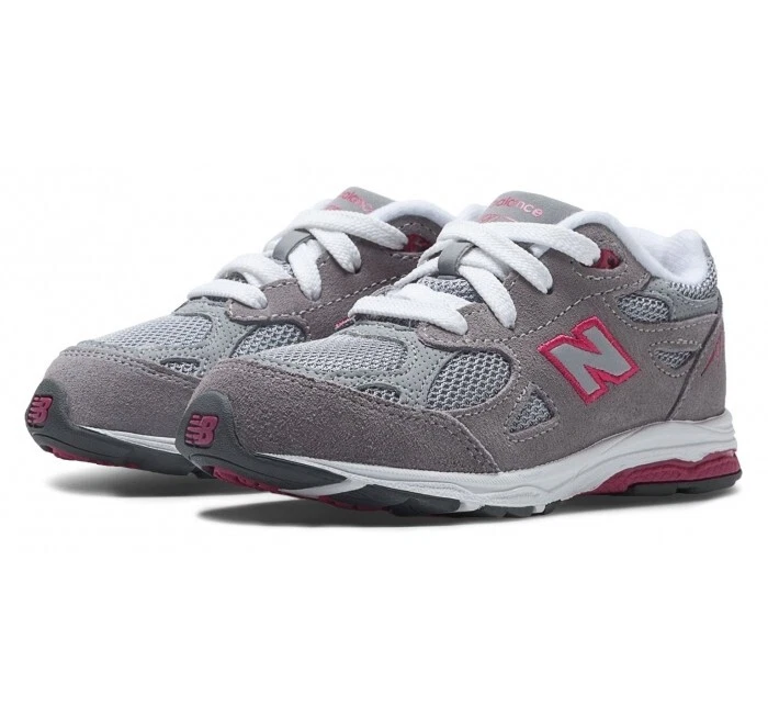 New Balance Preescolar Niños 990 Gris/Rosa Talla 9K Foto 1 de 4