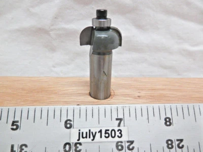 (1) Broca de enrutador con punta de carburo de 1/4" de radio nueva MLCS 1/2" vástago n4 Foto 1 de 4